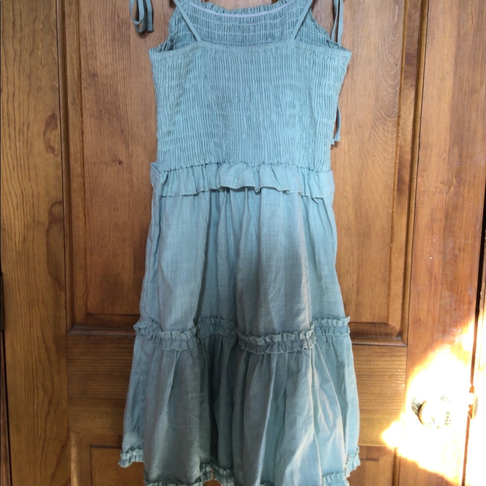 Teal flowey summer dress